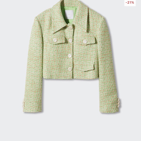 Tweed jacket with pockets. New. Retail $160 - Picture 8 of 8